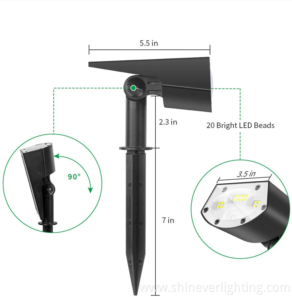Sturdy Solar Garden Lights with Waterproof Rating